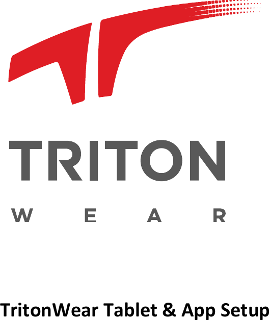 TritonWearTablet&amp;AppSetup
