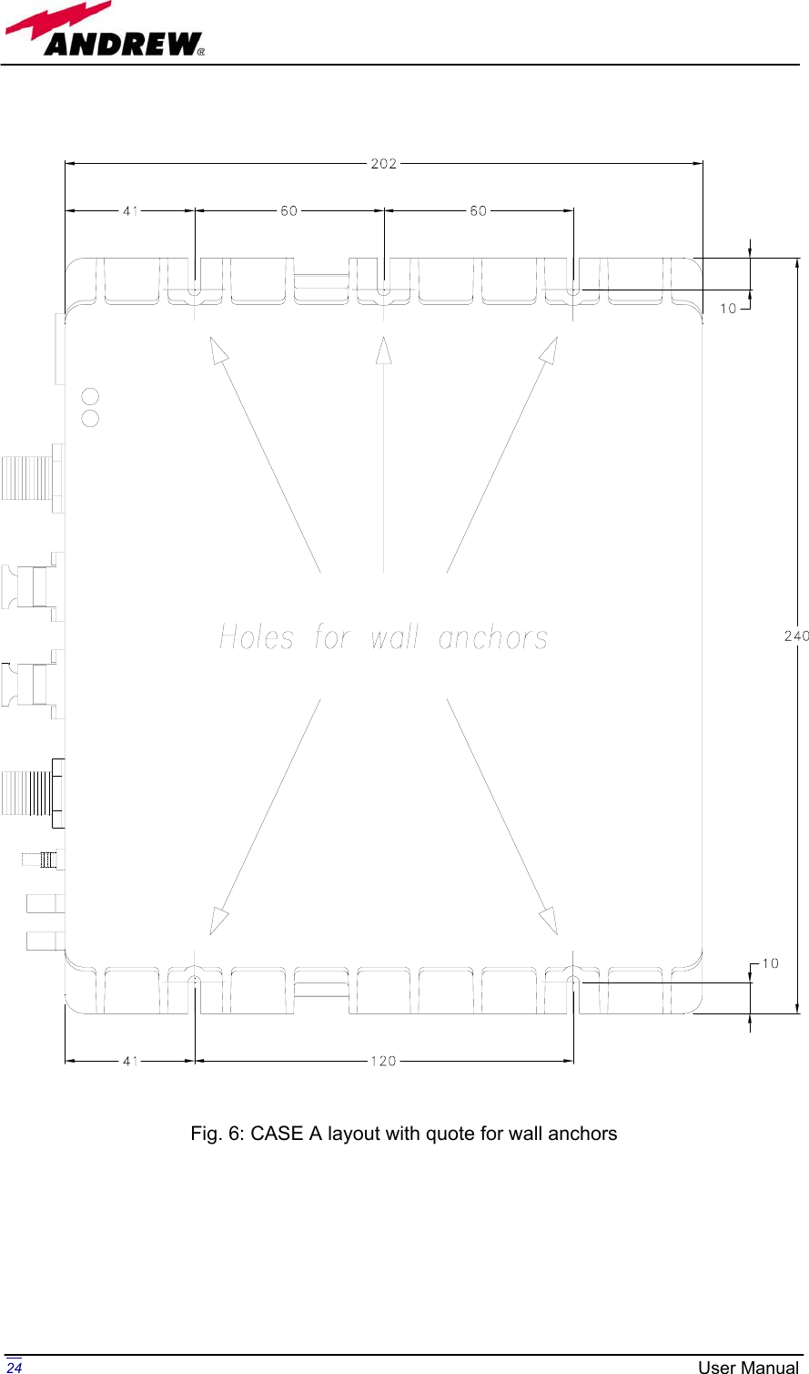 Page 24 of Andrew Wireless Innovations Group BCP-TFAM23 Model TFAM23 Downlink Booster User Manual MN024 04 rev3