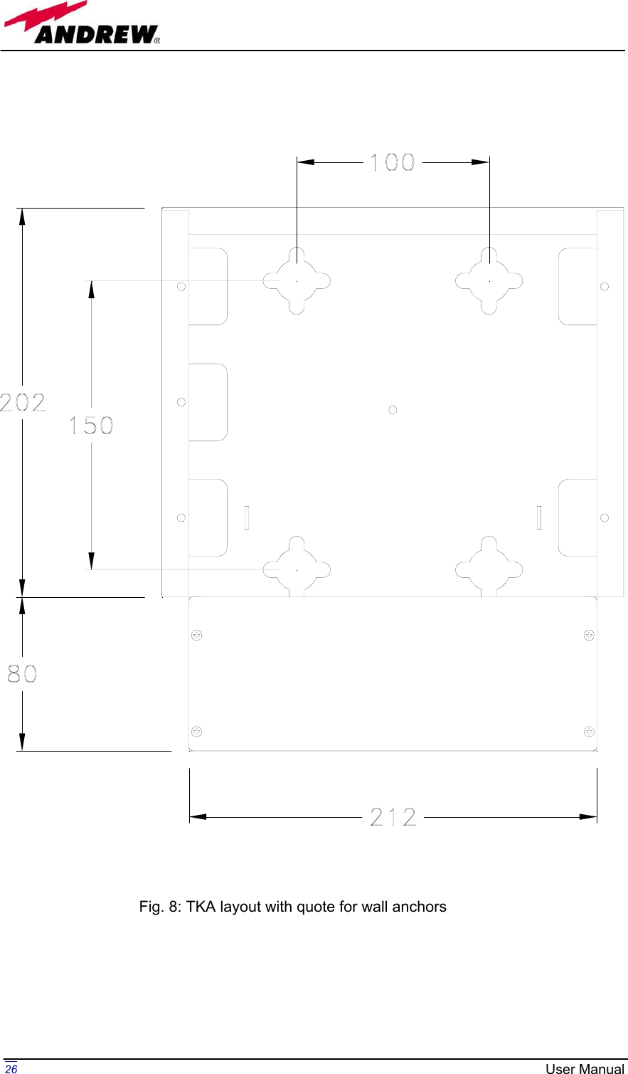 Page 26 of Andrew Wireless Innovations Group BCP-TFAM23 Model TFAM23 Downlink Booster User Manual MN024 04 rev3