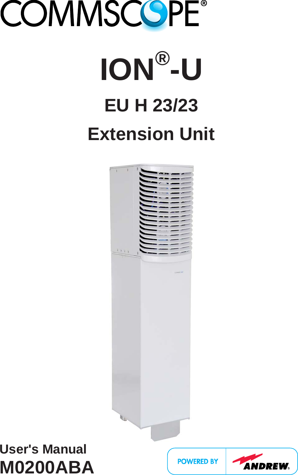     ION®-U EU H 23/23 Extension Unit   User&apos;s Manual M0200ABA  