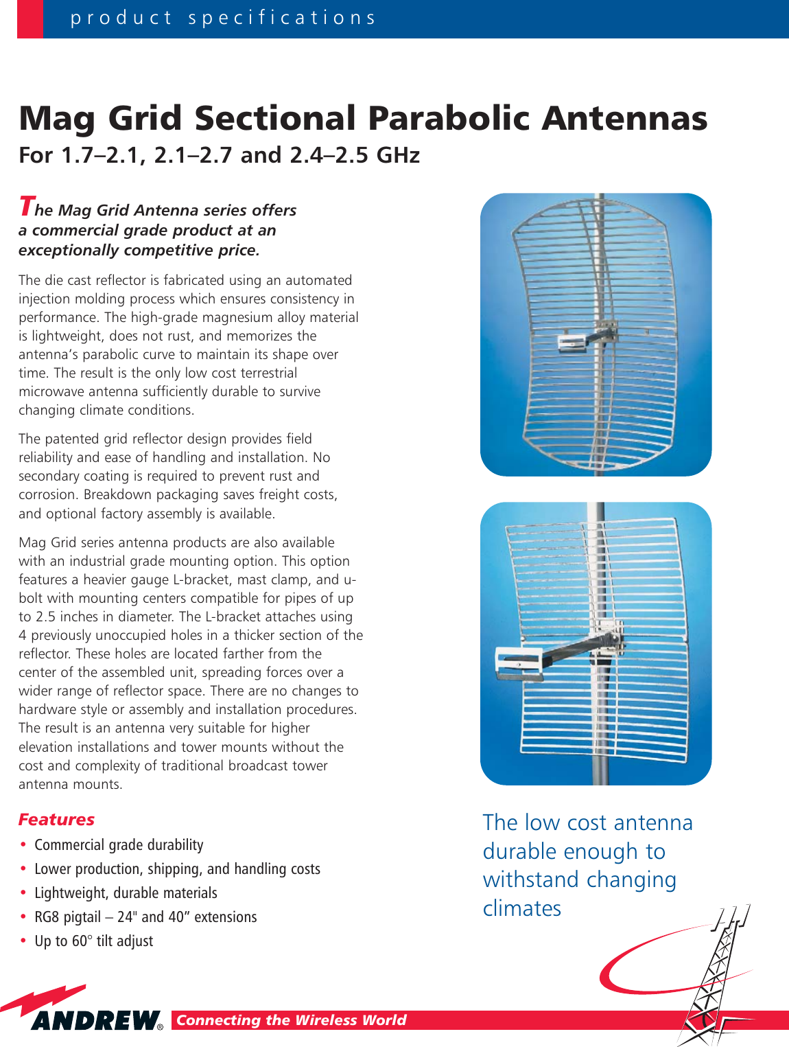 Page 1 of 2 - Andrew Andrew-Grid-Sectional-Parabolic-Antennas-Users-Manual- Pa-100310-en Andrew-grid-sectional-parabolic-antennas-users-manual