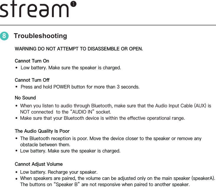  Troubleshooting8