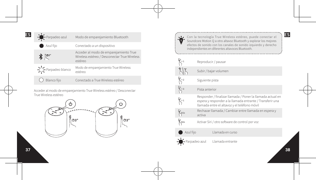 Page 21 of Anker Innovations A3108 Bluetooth Speaker User Manual 