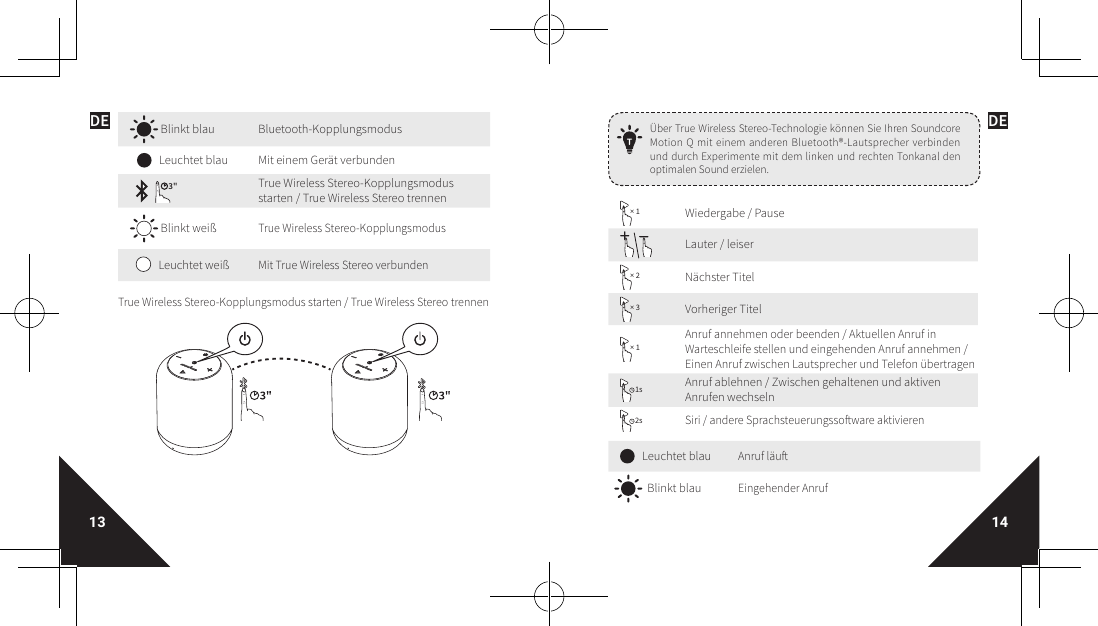 Page 9 of Anker Innovations A3108 Bluetooth Speaker User Manual 