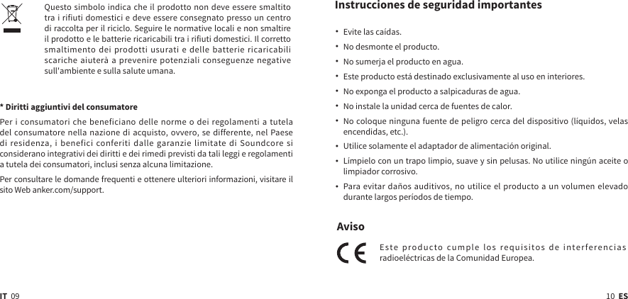 Page 6 of Anker Innovations A3161 Soundcore Flare Bluetooth Speaker User Manual II