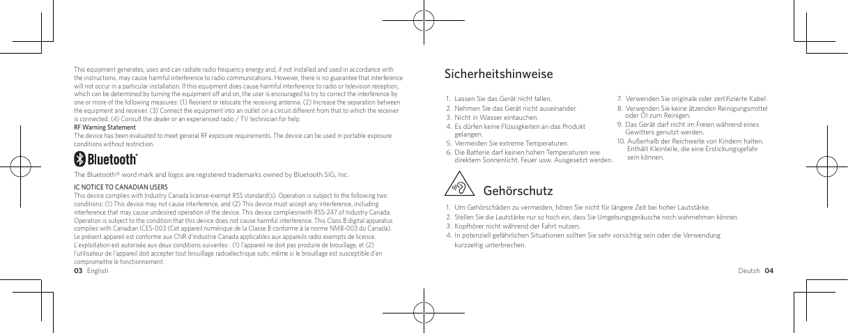 Page 3 of Anker Innovations A3261 Soundcore Arc Bluetooth Speaker User Manual II