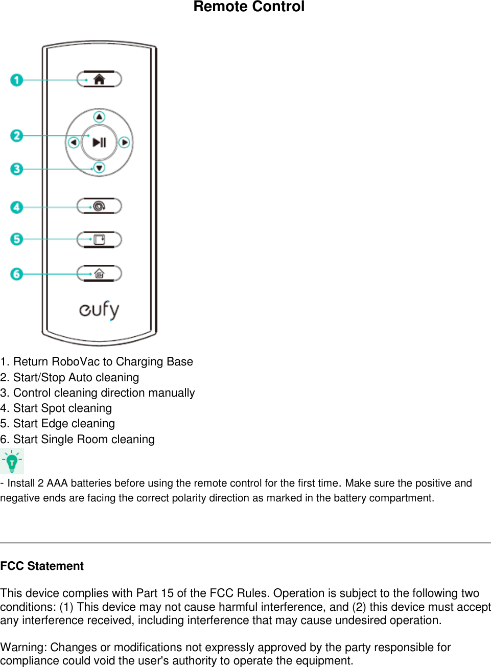 Page 1 of Anker Innovations T2901 Remote Control User Manual Users manual