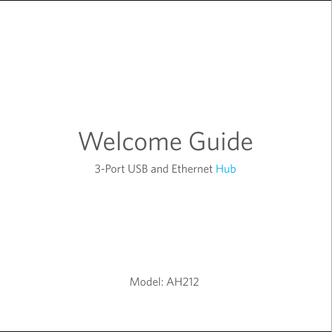 Page 1 of 8 - Anker  Instruction Manual 22B1D753B82EA9F 68ANHUB-U3E1A