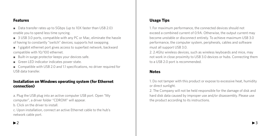 Page 3 of 8 - Anker  Instruction Manual 22B1D753B82EA9F 68ANHUB-U3E1A