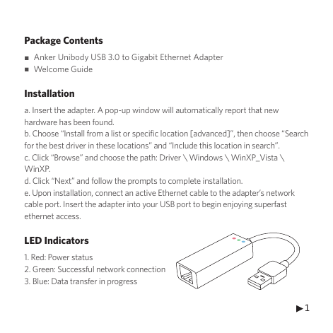 Page 3 of 12 - Anker  Instruction Manual 76997DBDF420661 A7611