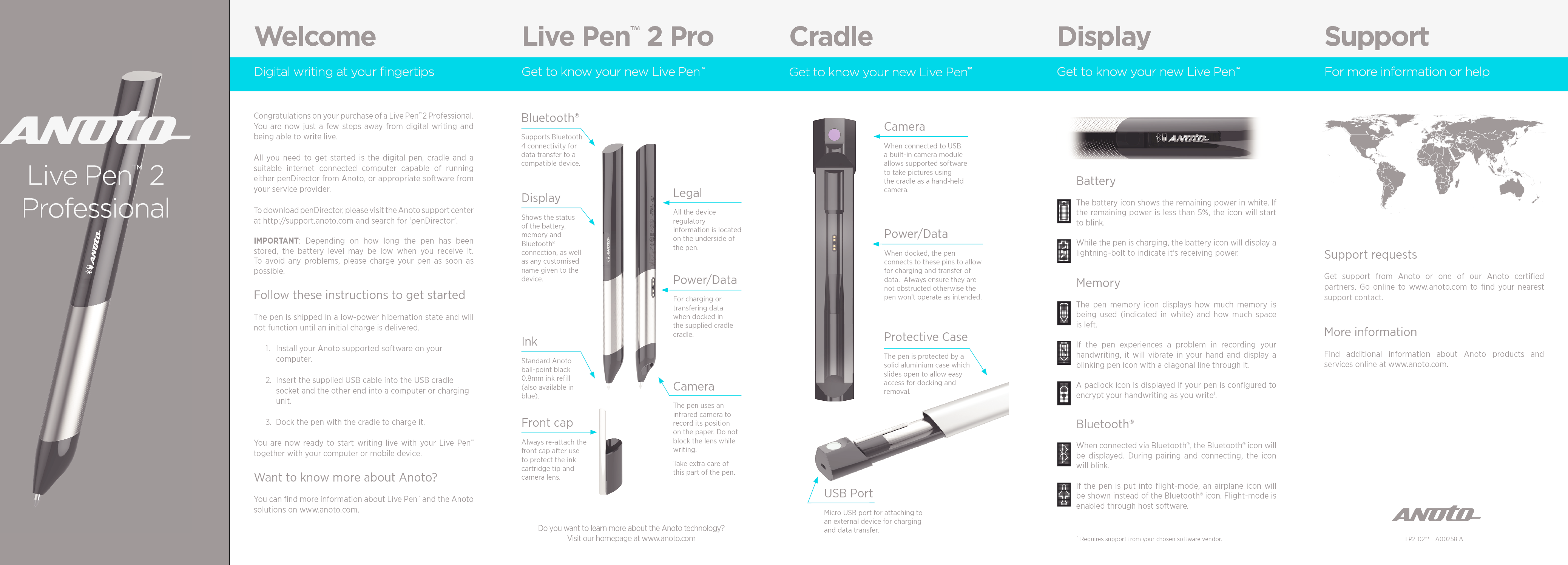 Anoto Korea LP2PRO Digital Pen User Manual A00258 LP2 Pro Owners