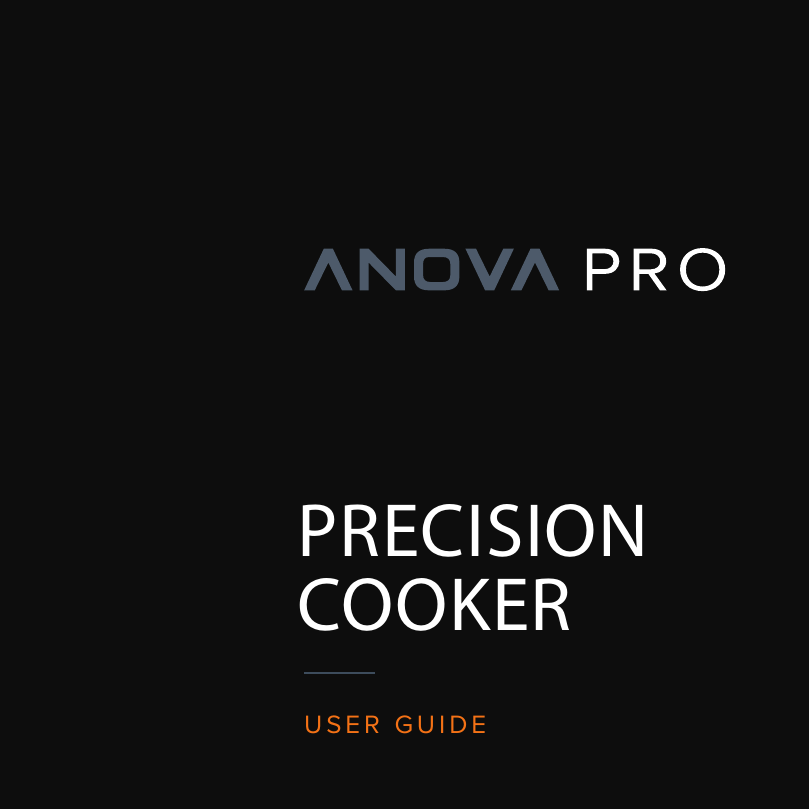 1PRECISIONCOOKERUSER GUIDE