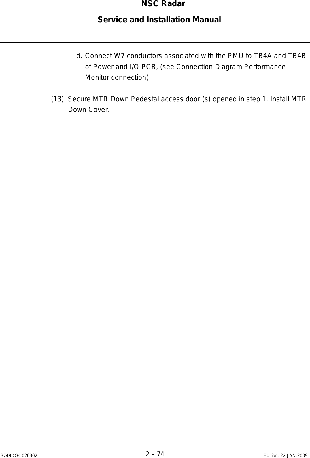 Page 106 of Anschuetz High Seas 9RAN-SUR-25U Marine Radar User Manual Titel