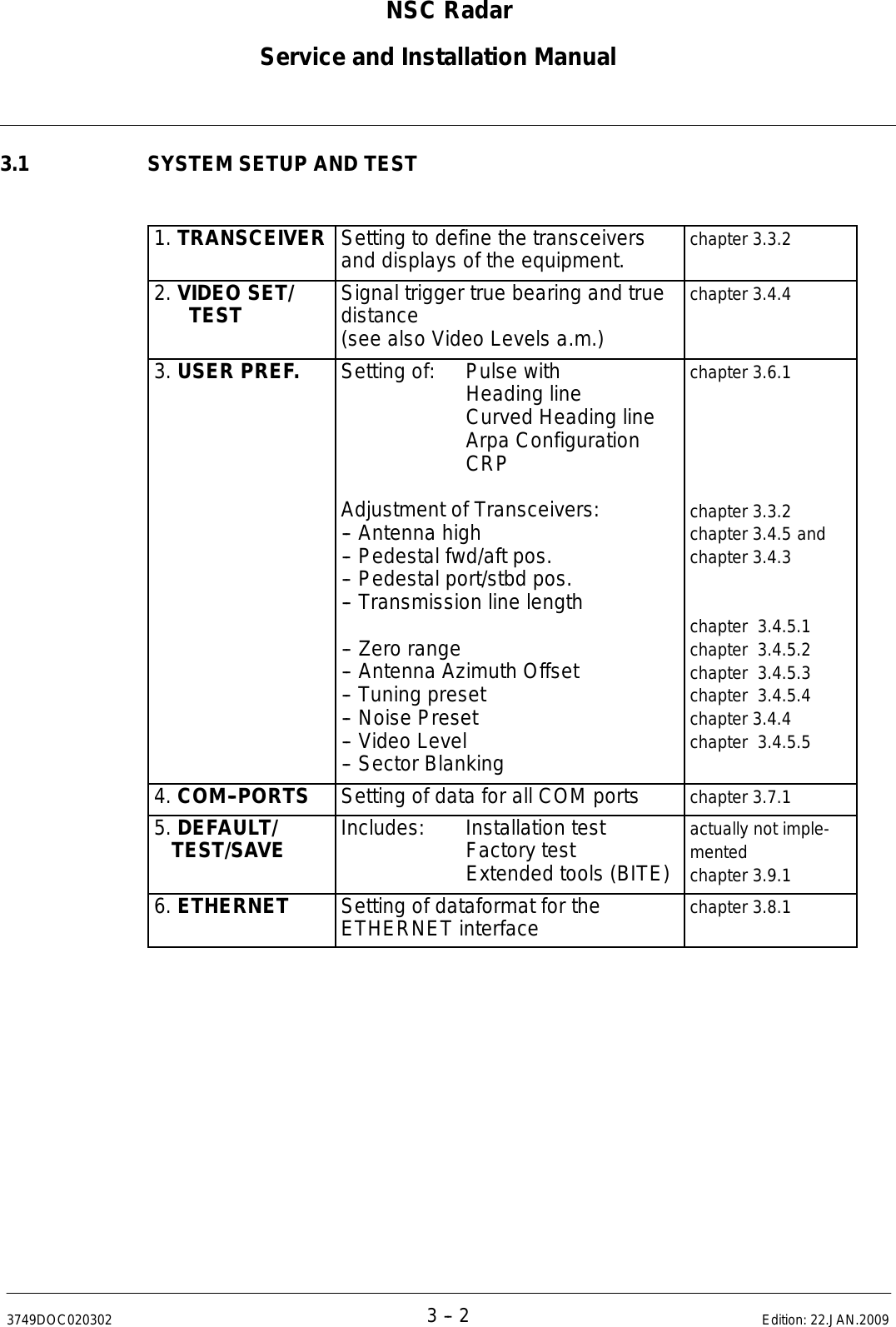 Page 123 of Anschuetz High Seas 9RAN-SUR-25U Marine Radar User Manual Titel