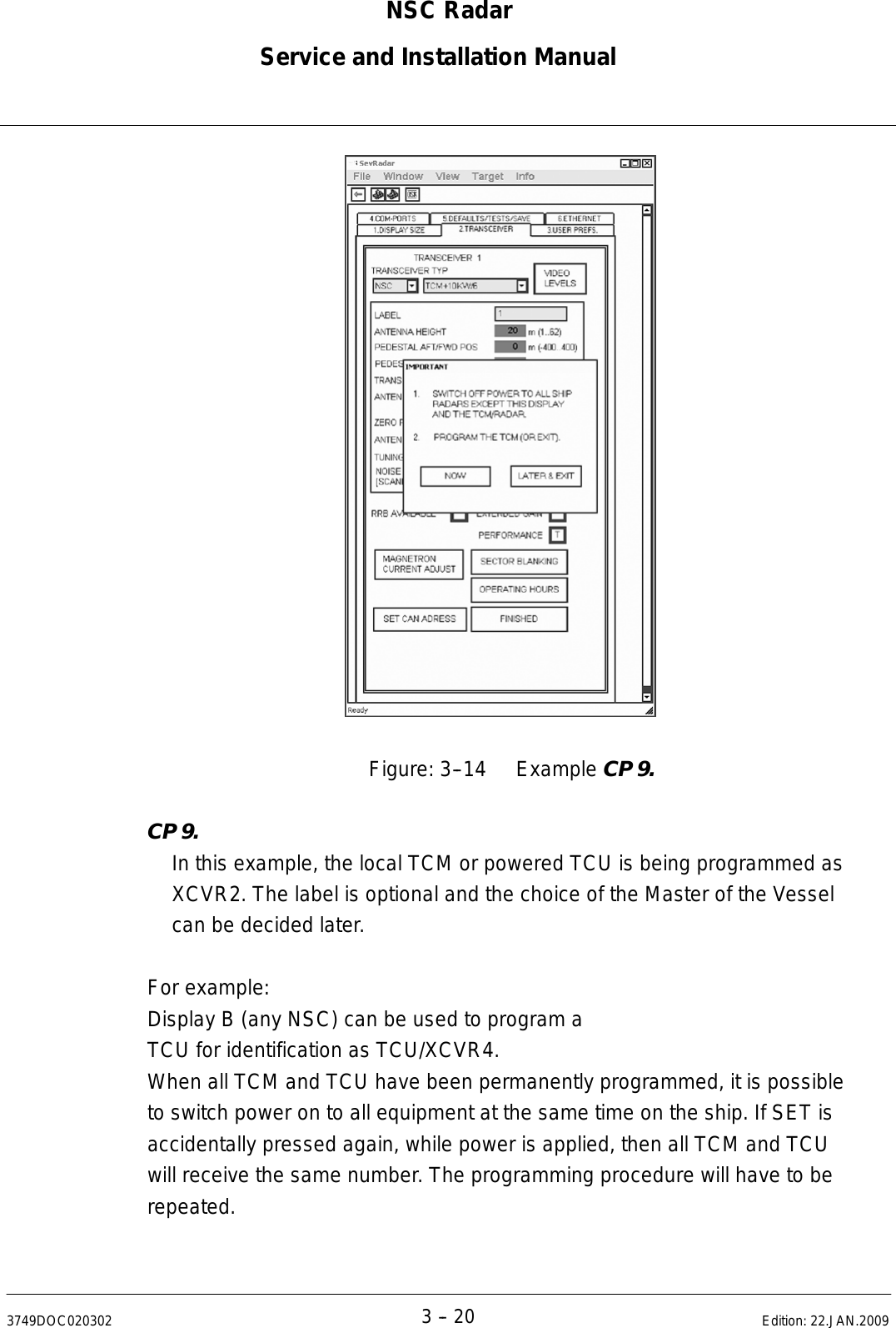 Page 141 of Anschuetz High Seas 9RAN-SUR-25U Marine Radar User Manual Titel