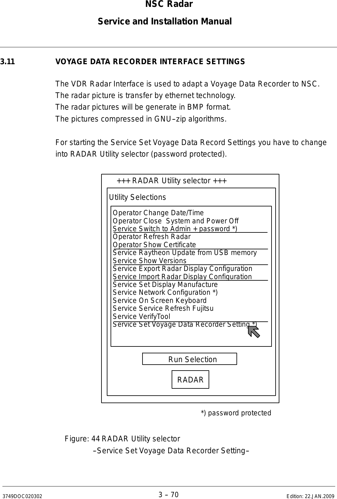 Page 191 of Anschuetz High Seas 9RAN-SUR-25U Marine Radar User Manual Titel