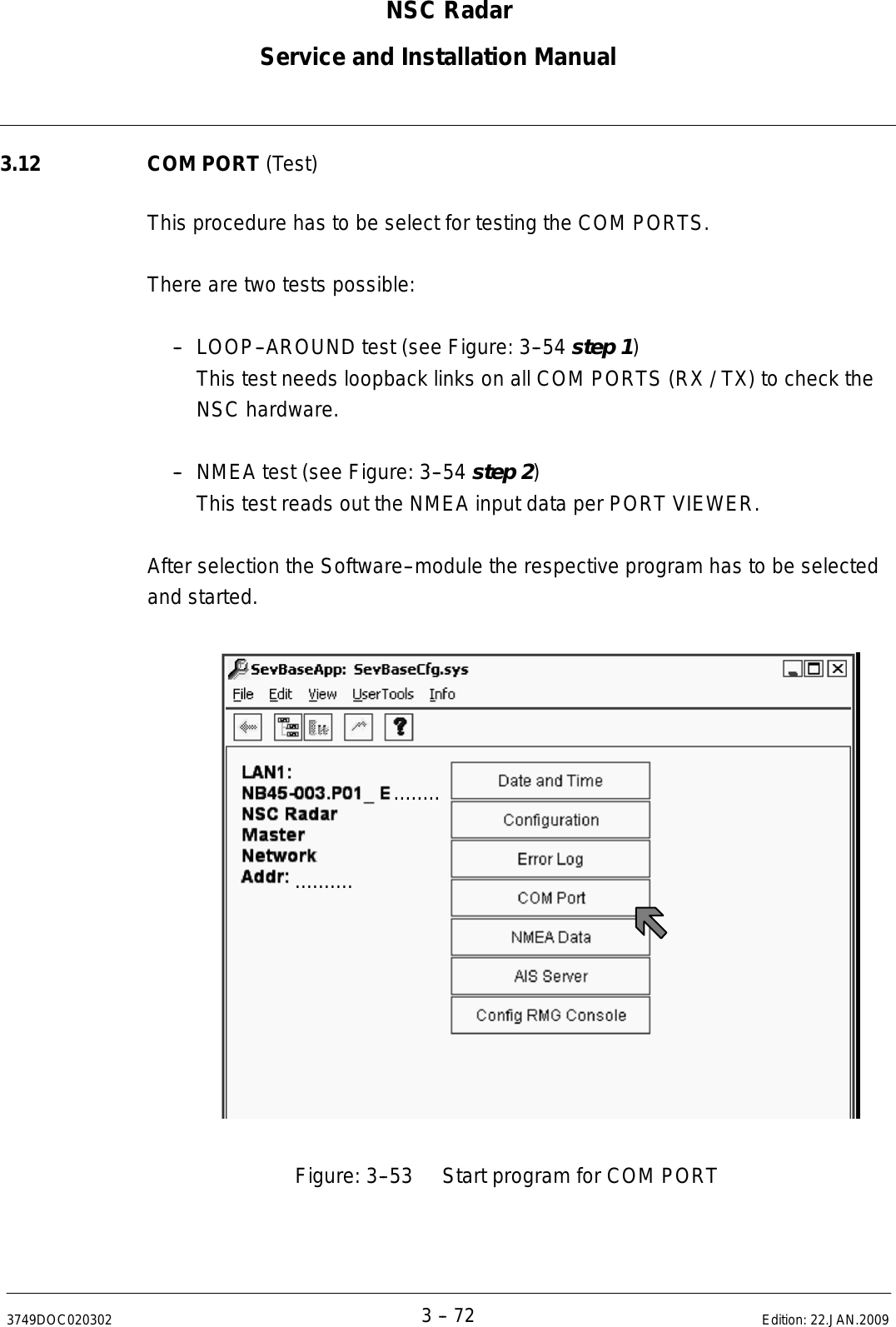 Page 193 of Anschuetz High Seas 9RAN-SUR-25U Marine Radar User Manual Titel