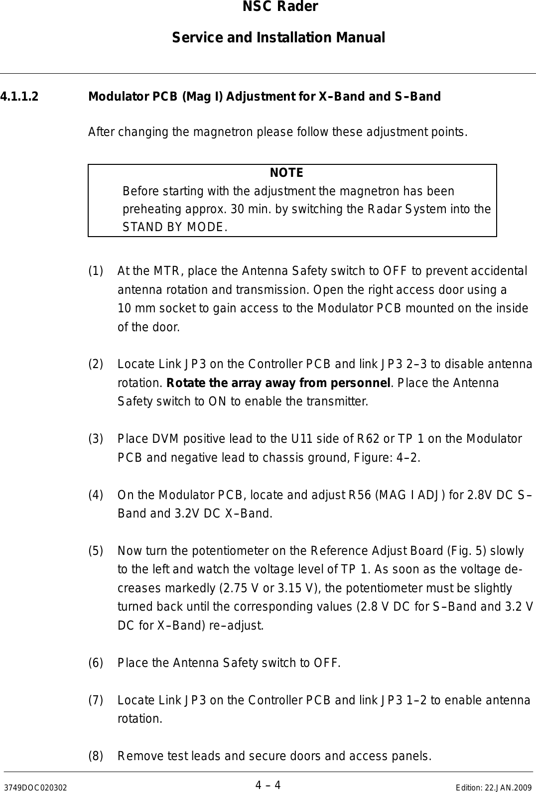 Page 207 of Anschuetz High Seas 9RAN-SUR-25U Marine Radar User Manual Titel