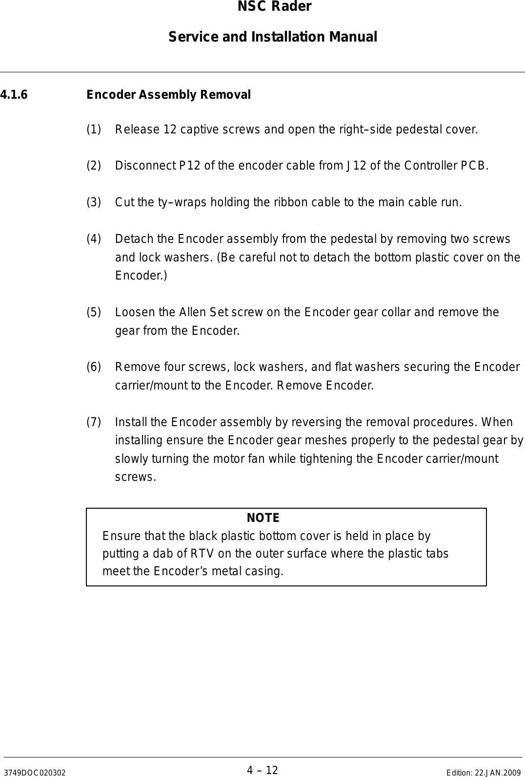 Page 215 of Anschuetz High Seas 9RAN-SUR-25U Marine Radar User Manual Titel