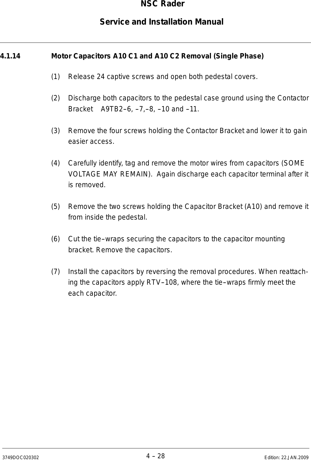 Page 231 of Anschuetz High Seas 9RAN-SUR-25U Marine Radar User Manual Titel