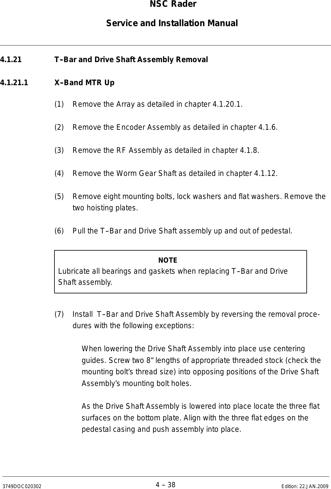 Page 241 of Anschuetz High Seas 9RAN-SUR-25U Marine Radar User Manual Titel