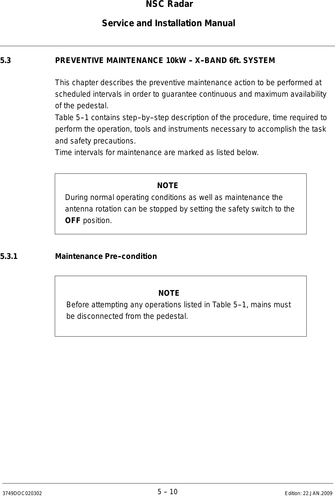 Page 287 of Anschuetz High Seas 9RAN-SUR-25U Marine Radar User Manual Titel