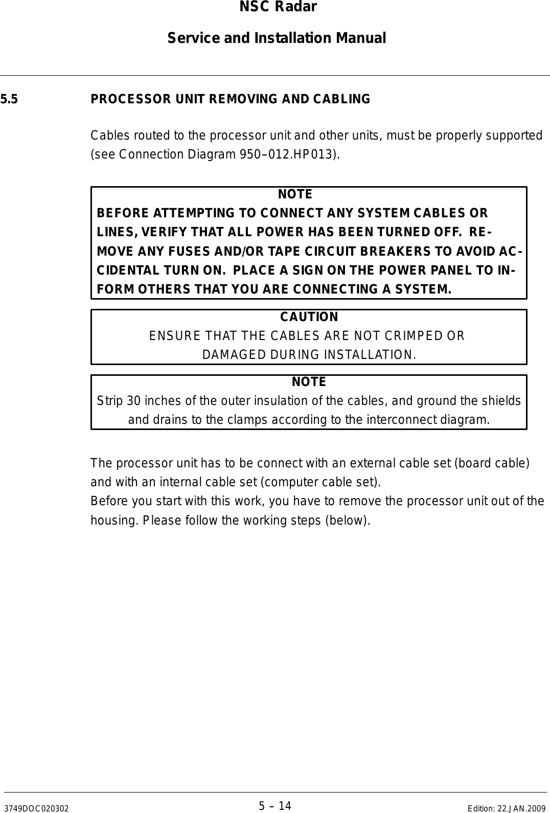 Page 291 of Anschuetz High Seas 9RAN-SUR-25U Marine Radar User Manual Titel
