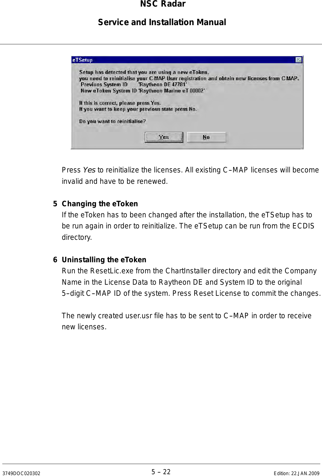 Page 299 of Anschuetz High Seas 9RAN-SUR-25U Marine Radar User Manual Titel