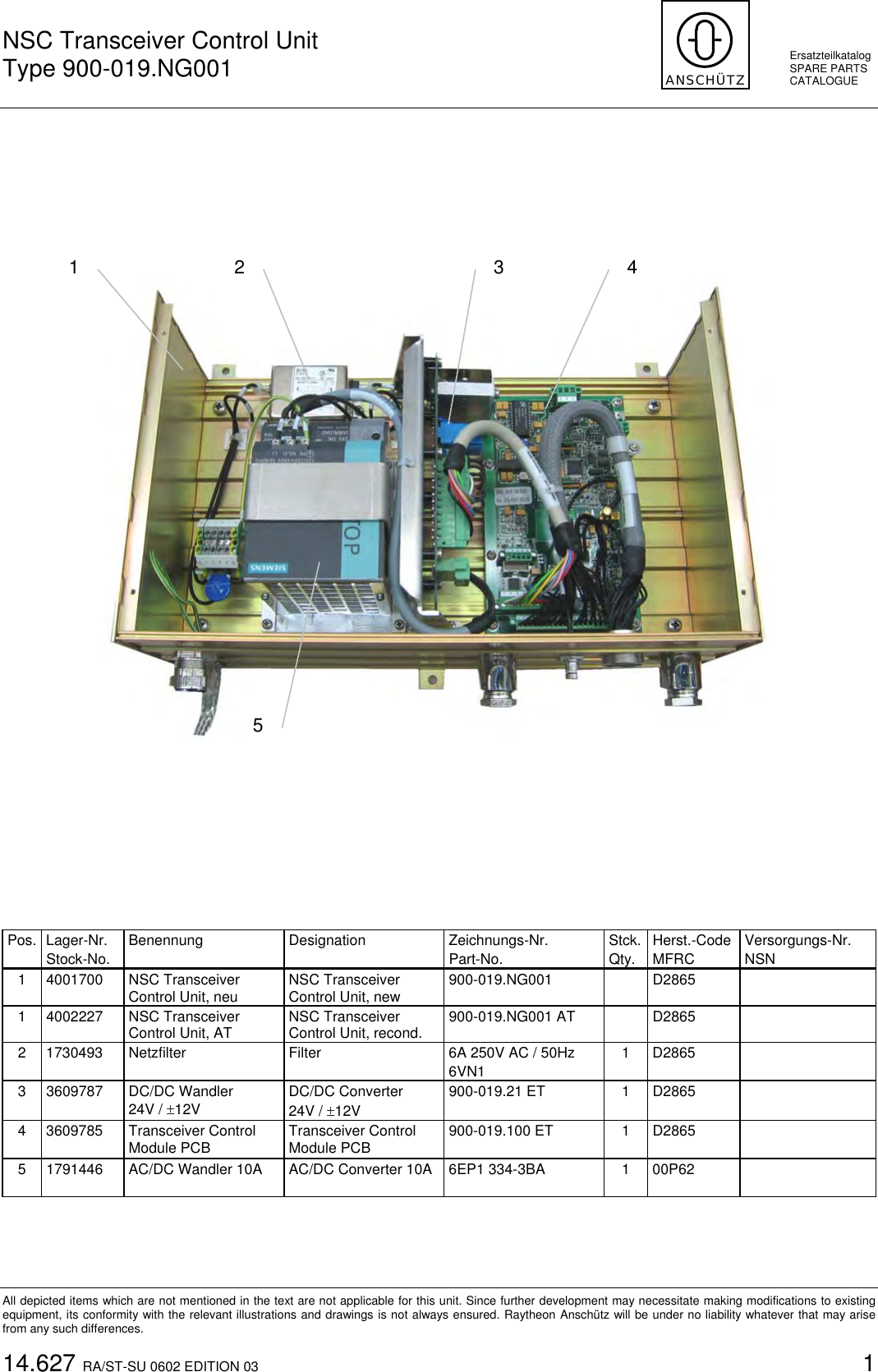 Page 315 of Anschuetz High Seas 9RAN-SUR-25U Marine Radar User Manual Titel