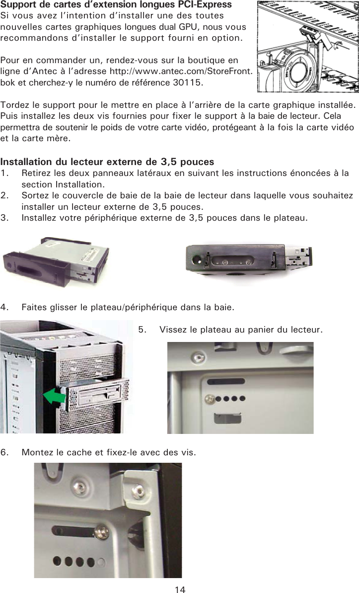 Antec 900 Users Manual 900 Manual