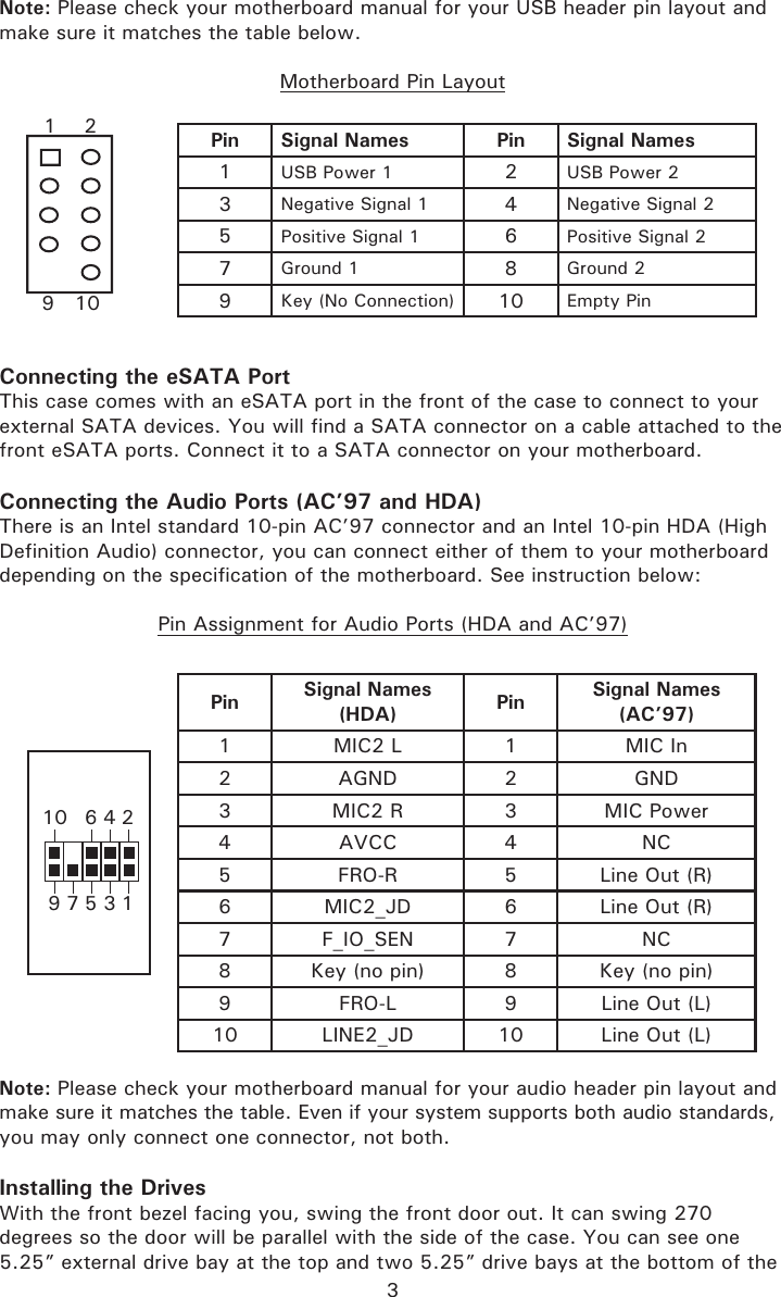 Page 4 of 8 - Antec Antec-Mini-P180-Users-Manual- Mini P180_P180 White_manual  Antec-mini-p180-users-manual