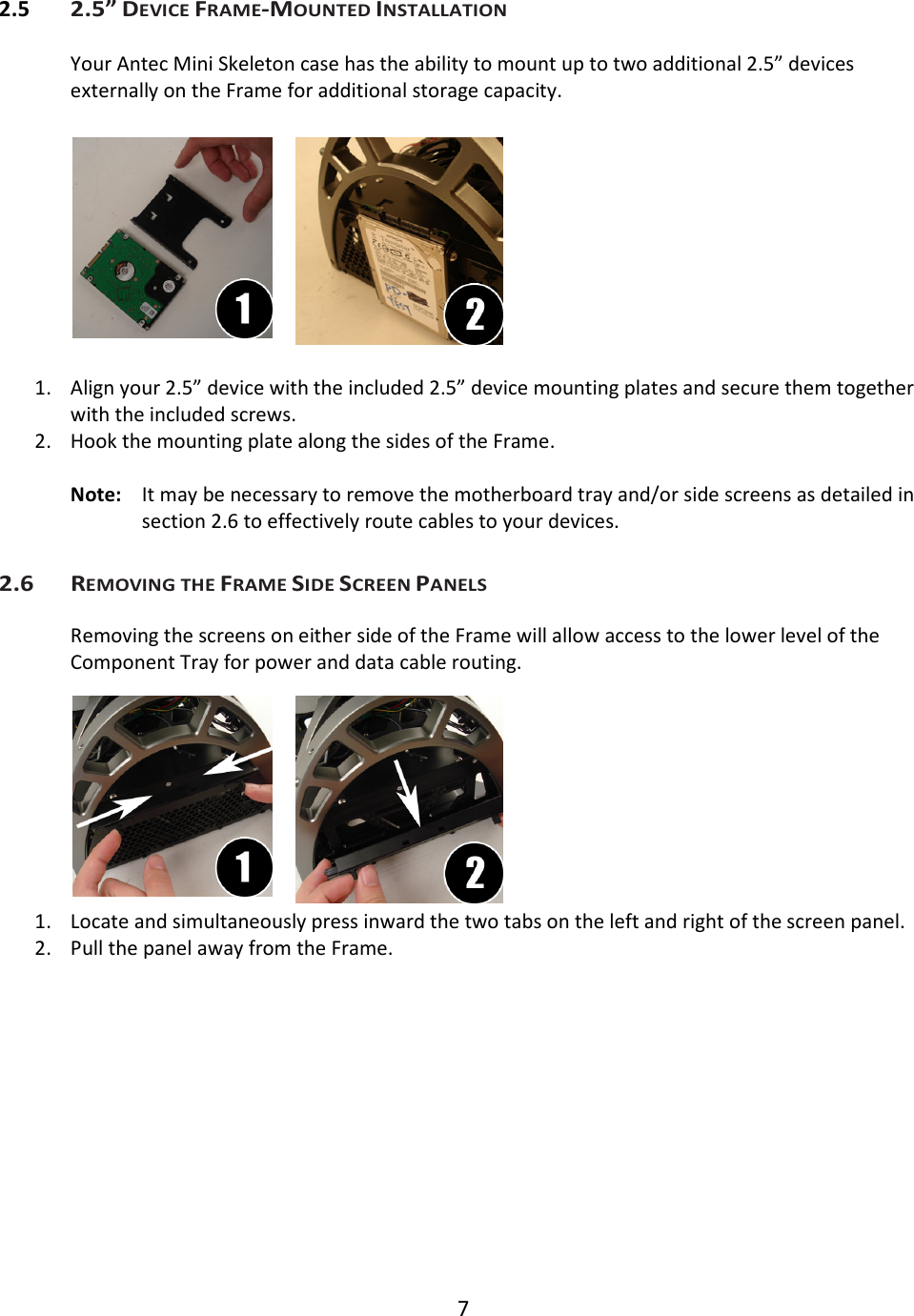 Page 8 of 12 - Antec Antec-Mini-Skeleton-90-Users-Manual Mini Skeleton-90 Manual_EN