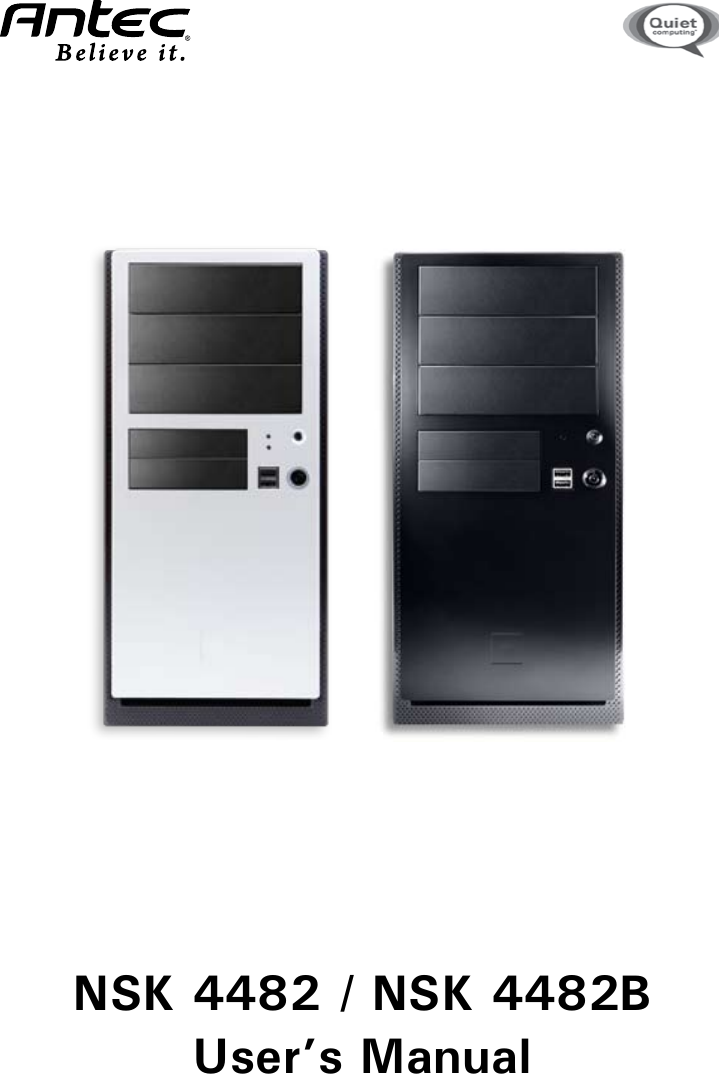 Page 1 of 10 - Antec Antec-Nsk-4482-Users-Manual-  Antec-nsk-4482-users-manual