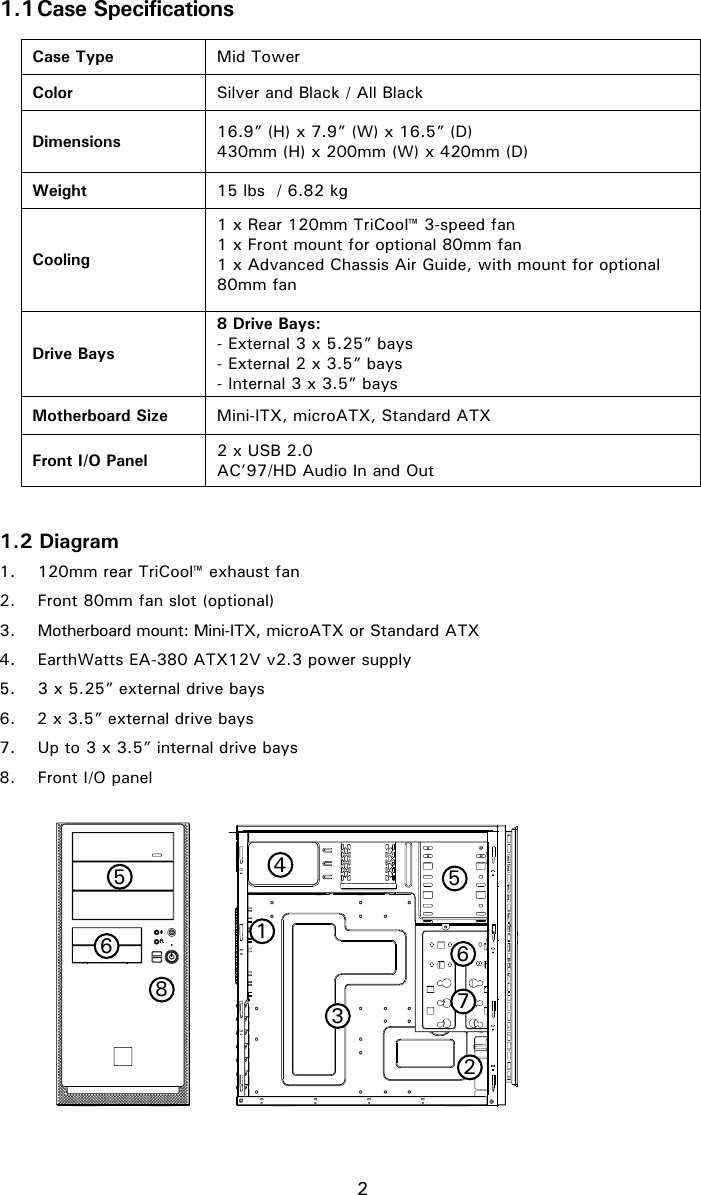 Page 4 of 10 - Antec Antec-Nsk-4482-Users-Manual-  Antec-nsk-4482-users-manual
