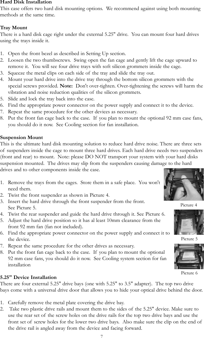 Page 7 of 10 - Antec Antec-P150-Users-Manual- P150_manual_ok Antec-p150-users-manual
