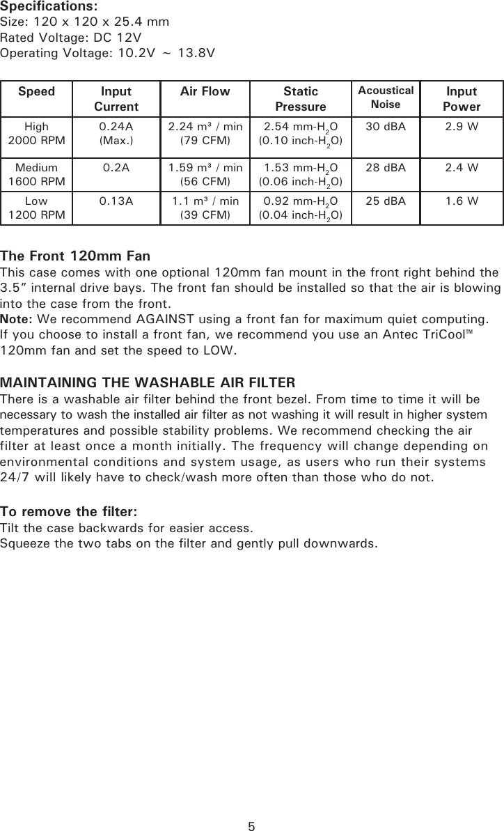 Page 6 of 7 - Antec Antec-Sonata-Iii-500-Users-Manual- Sonata III 500_102307  Antec-sonata-iii-500-users-manual
