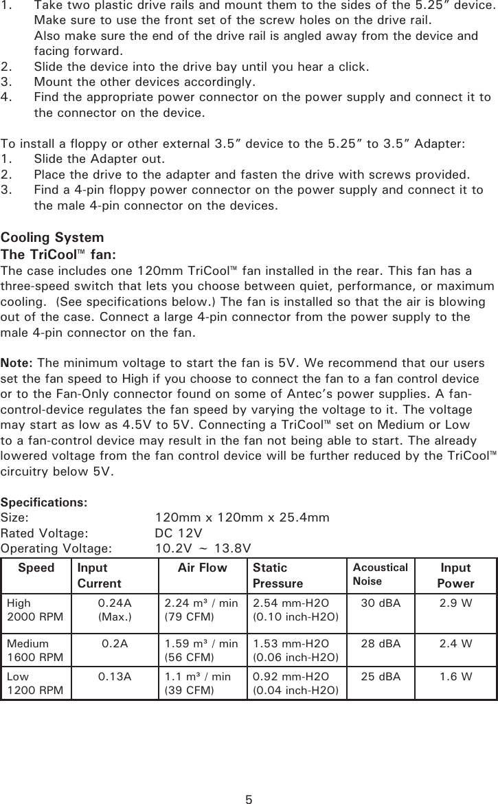 Page 6 of 8 - Antec Antec-Titan-550-Users-Manual- Atlas_revised Manual Antec-titan-550-users-manual
