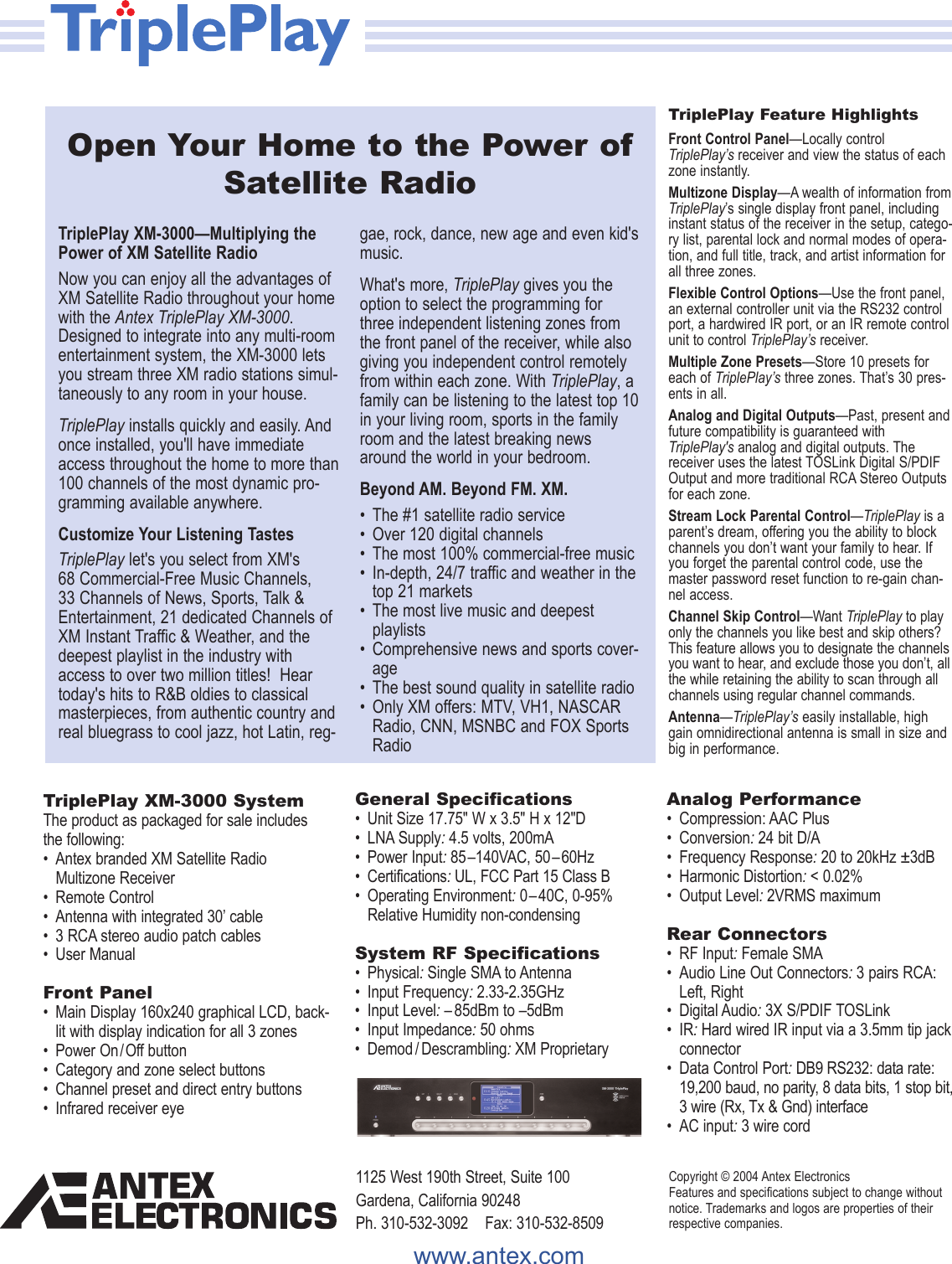 Page 2 of 2 - Antex-Electronic Antex-Electronic-Antex-Xm-