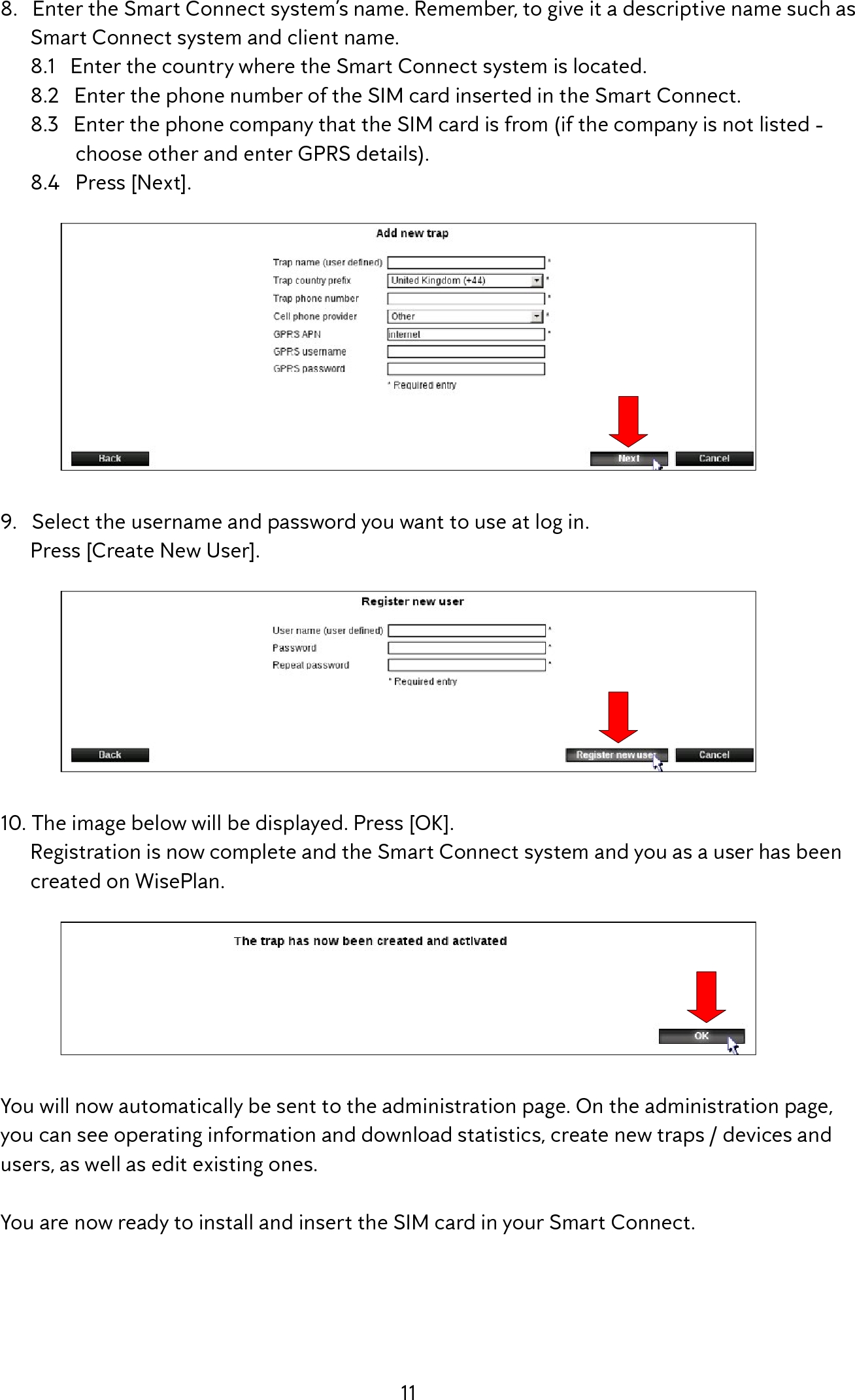 Page 11 of Anticimex Innovation Center A S 300201 Rodent surveillance and trap system User Manual user man op instructions