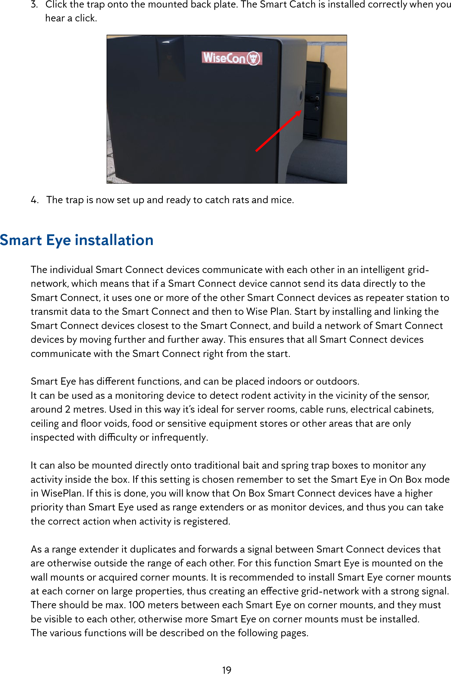 Page 19 of Anticimex Innovation Center A S 300201 Rodent surveillance and trap system User Manual user man op instructions