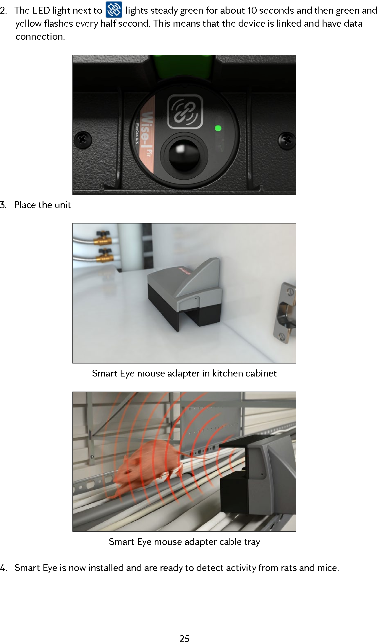 Page 25 of Anticimex Innovation Center A S 300201 Rodent surveillance and trap system User Manual user man op instructions