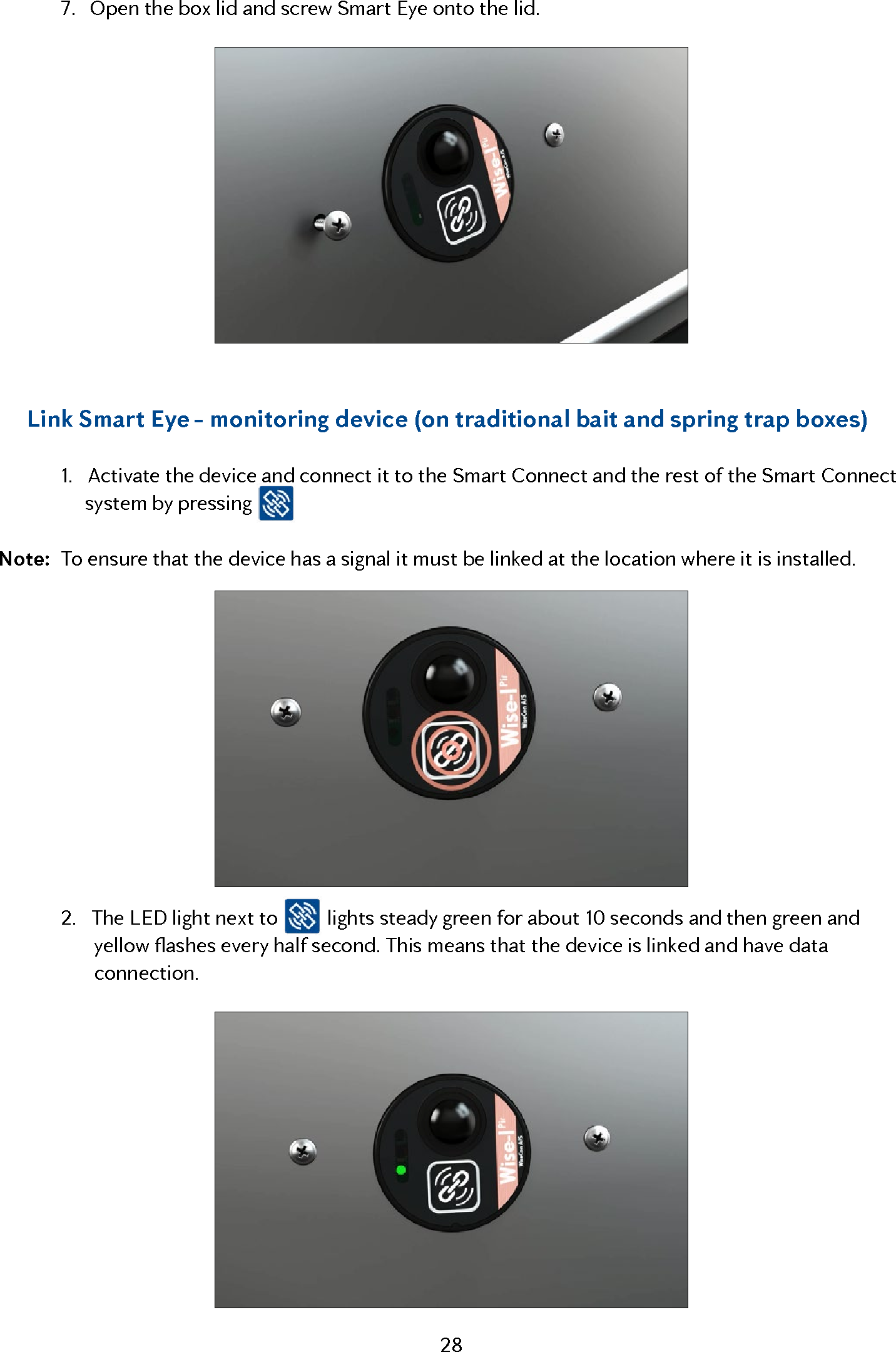 Page 28 of Anticimex Innovation Center A S 300201 Rodent surveillance and trap system User Manual user man op instructions