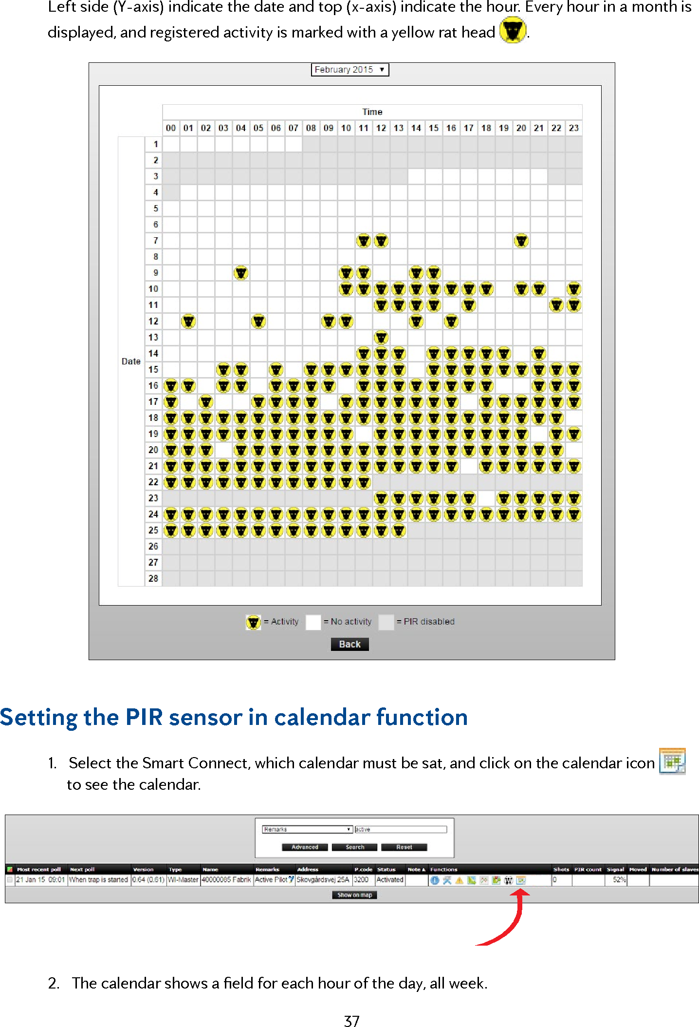 Page 37 of Anticimex Innovation Center A S 300201 Rodent surveillance and trap system User Manual user man op instructions