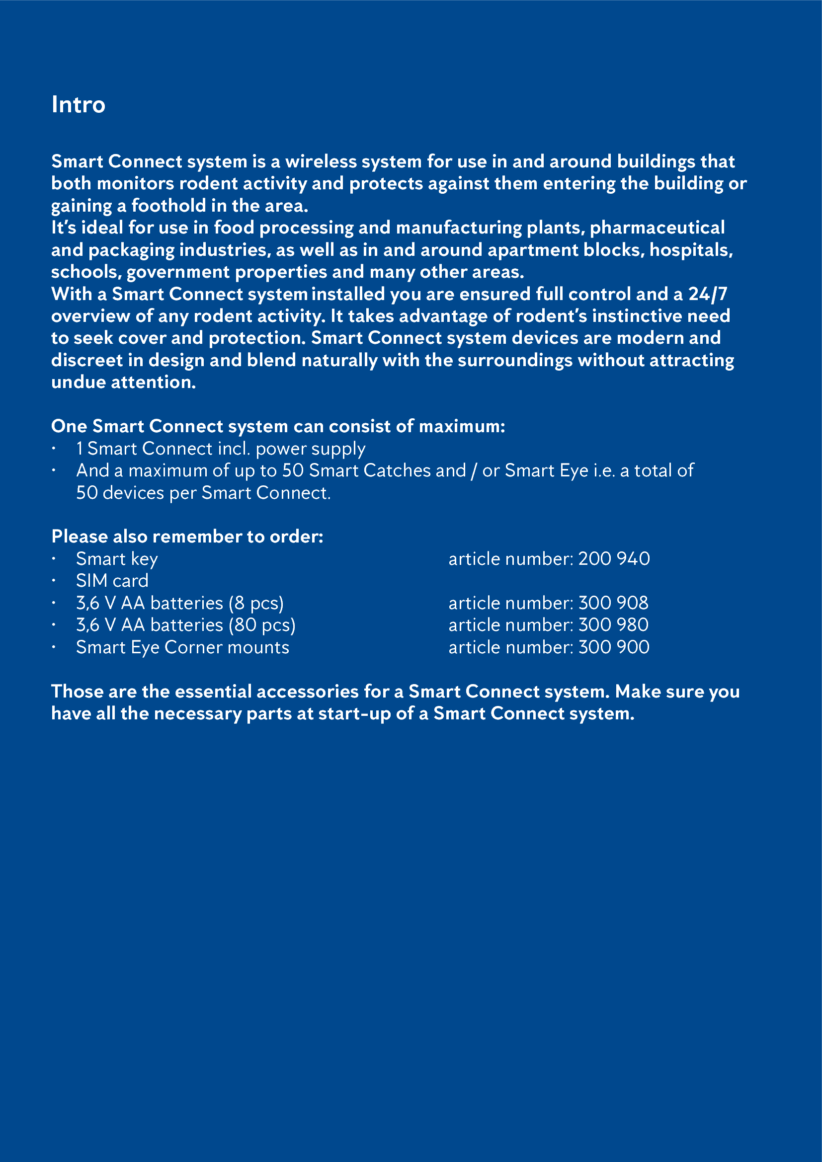 Page 4 of Anticimex Innovation Center A S 300201 Rodent surveillance and trap system User Manual user man op instructions