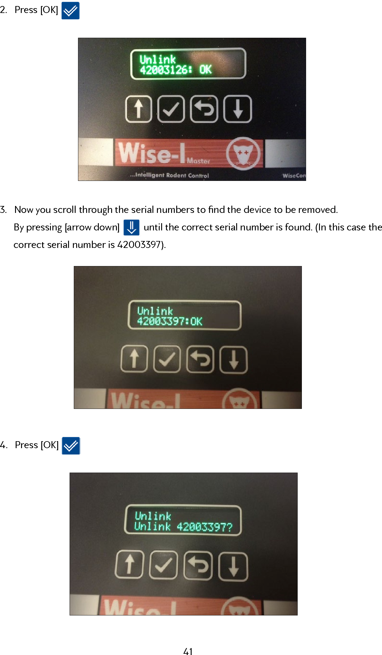 Page 41 of Anticimex Innovation Center A S 300201 Rodent surveillance and trap system User Manual user man op instructions