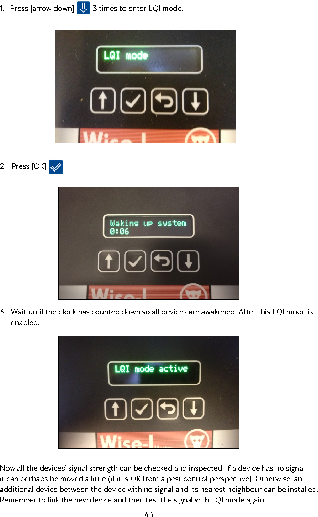 Page 43 of Anticimex Innovation Center A S 300201 Rodent surveillance and trap system User Manual user man op instructions