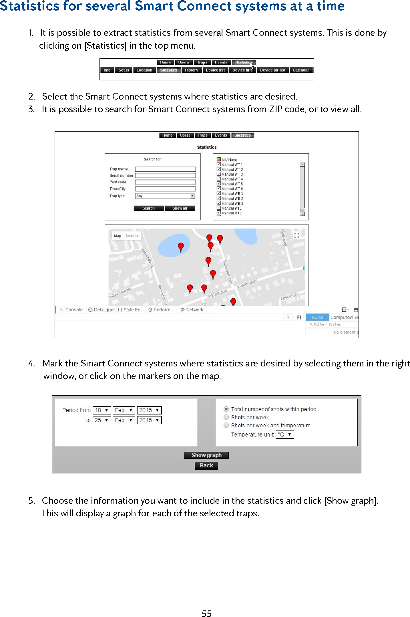 Page 55 of Anticimex Innovation Center A S 300201 Rodent surveillance and trap system User Manual user man op instructions