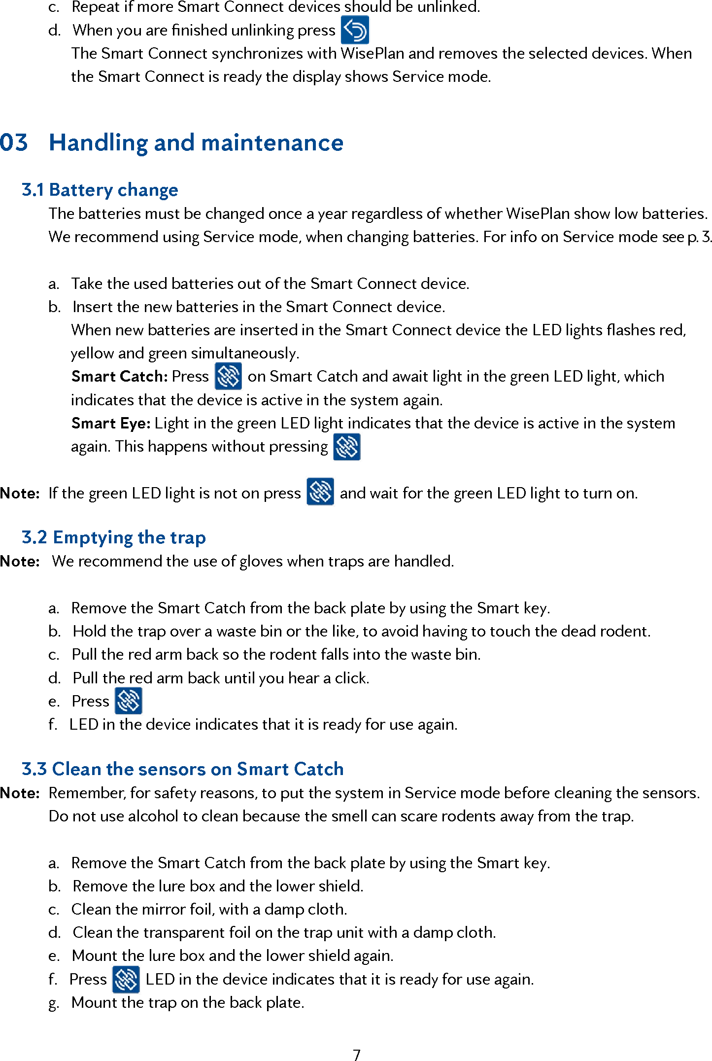 Page 7 of Anticimex Innovation Center A S 300201 Rodent surveillance and trap system User Manual user man