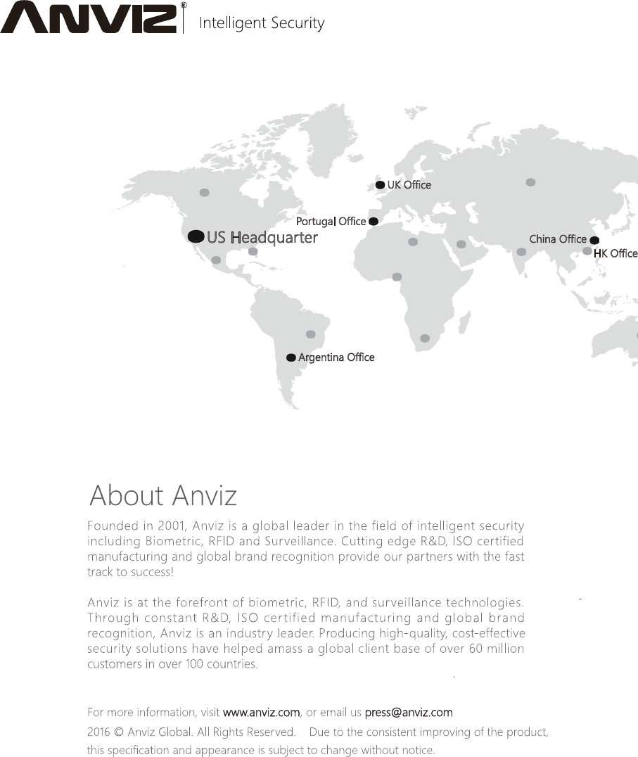 Page 14 of Anviz Technology M5-MIFARE Outdoor Fingerprint RFID Access Controller User Manual 