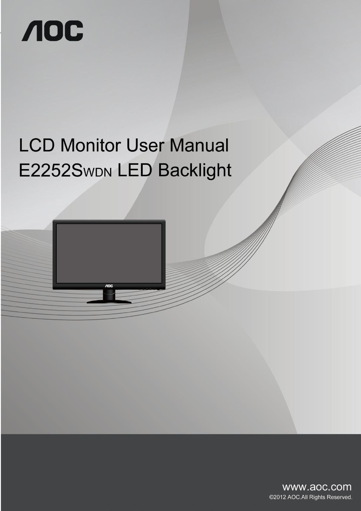 Aoc E2252swdn Owner S Manual